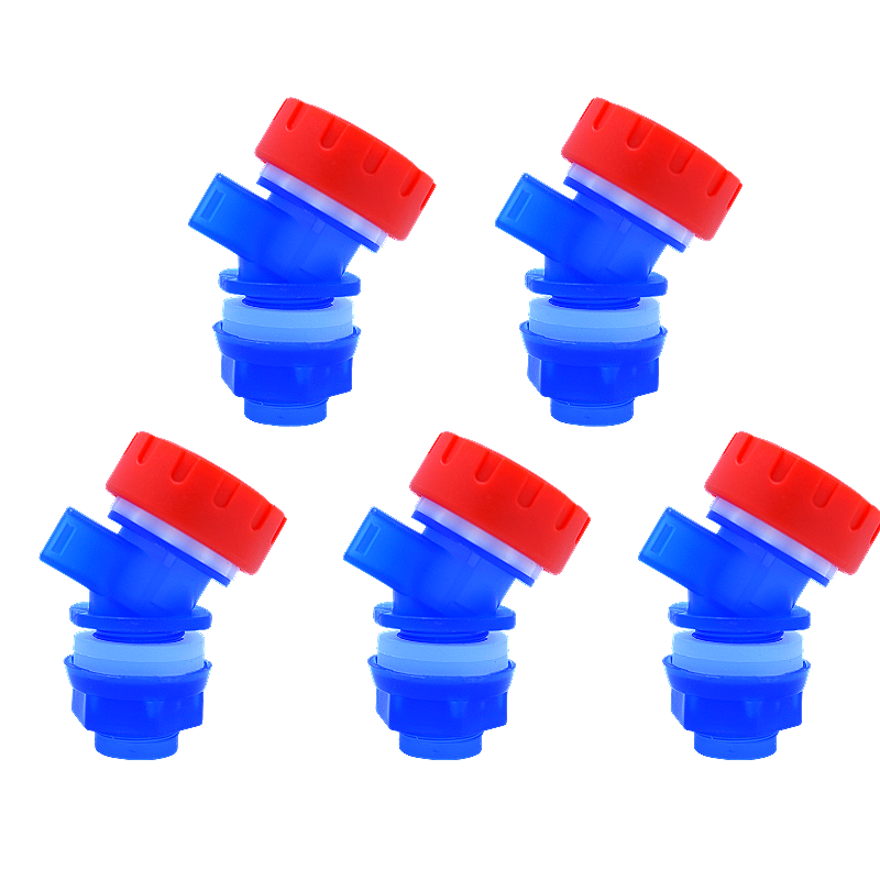 1000+ MOQ Blue Adjustable Flow Plastic Tap - Ideal for Bottles and Water Tanks