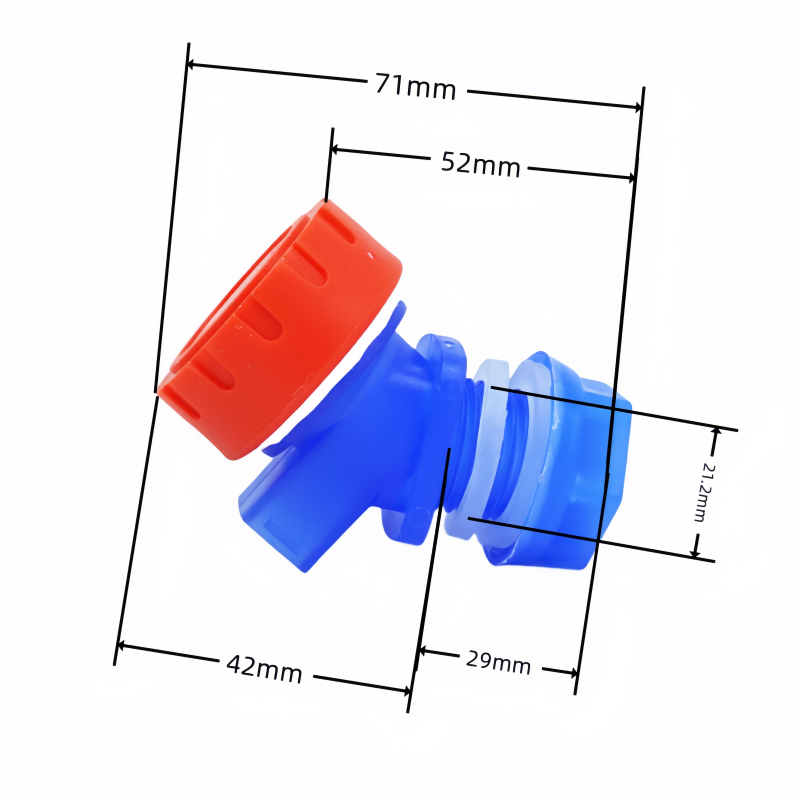 1000+ MOQ Blue Adjustable Flow Plastic Tap - Ideal for Bottles and Water Tanks