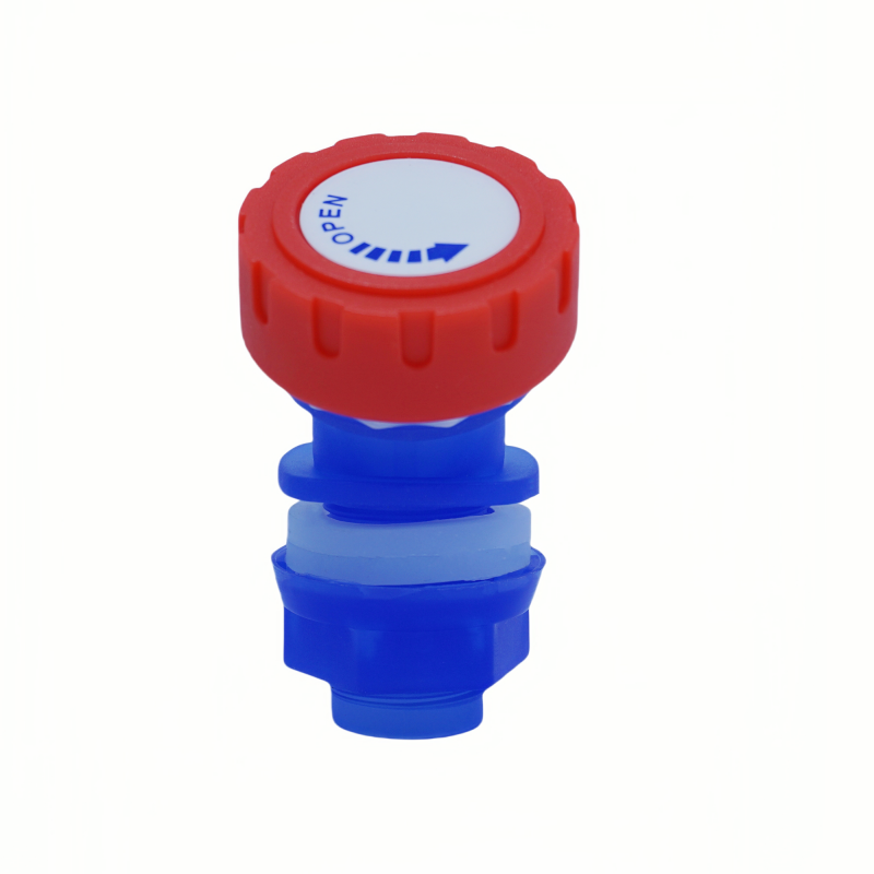 1000+ MOQ Blue Adjustable Flow Plastic Tap - Ideal for Bottles and Water Tanks