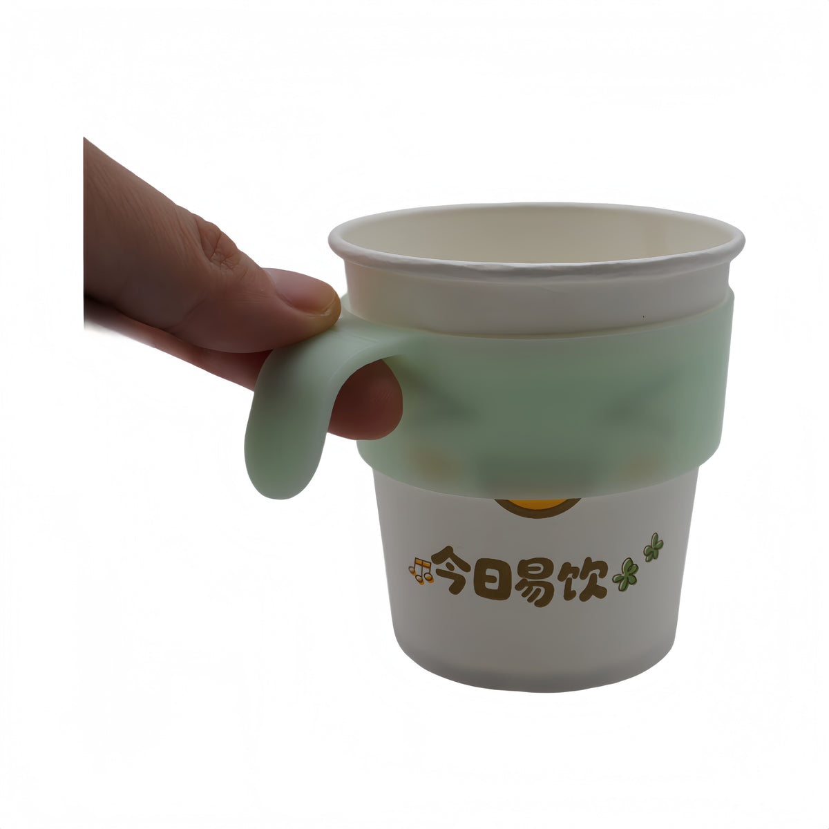 Disposable Paper Cup Anti-scald handle Portable Coffee Cup Grip Holder