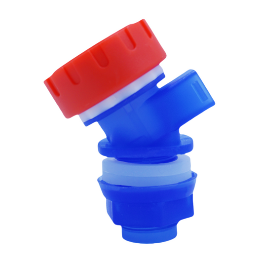 1000+ MOQ Blue Adjustable Flow Plastic Tap - Ideal for Bottles and Water Tanks